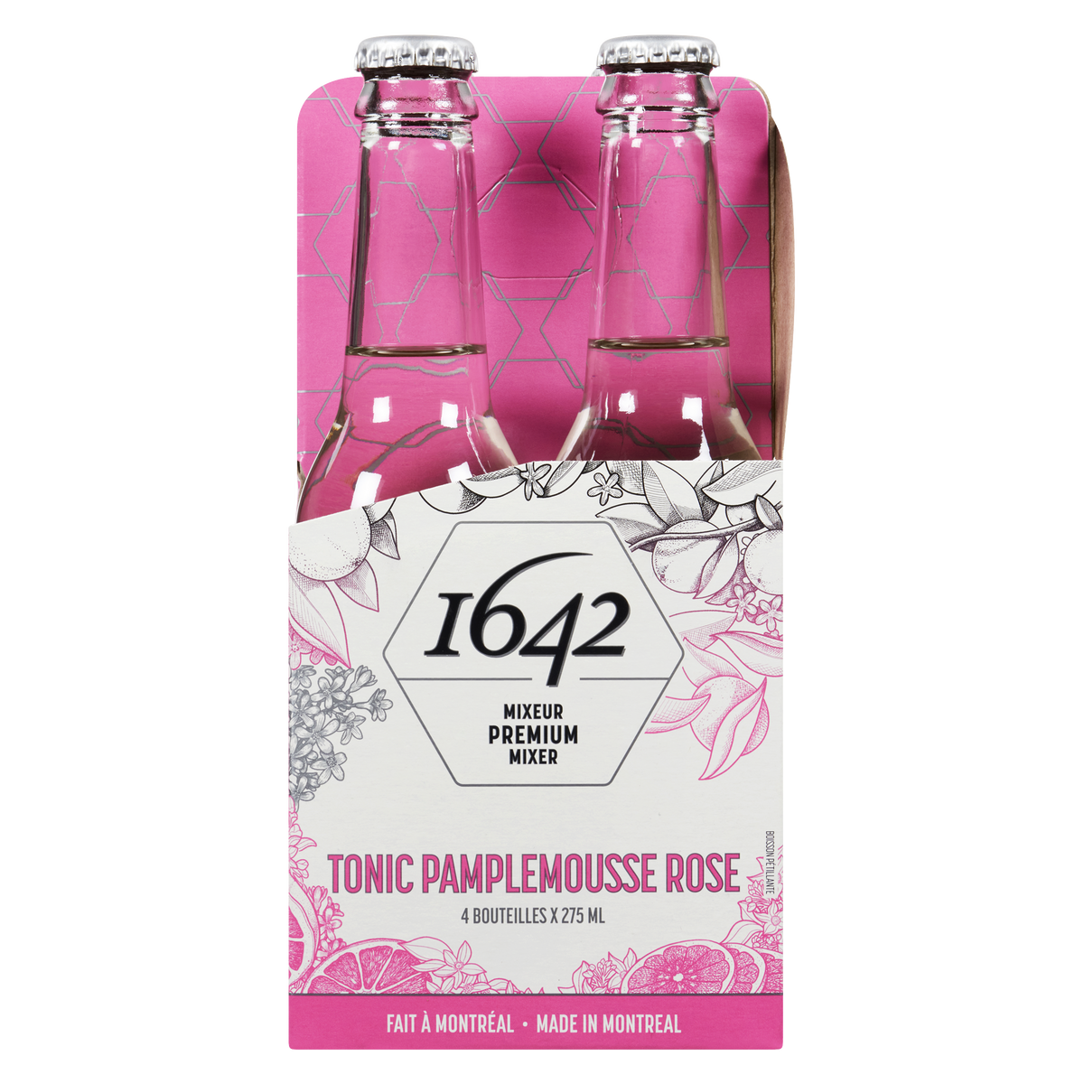 Tonic Pamplemousse Rose - 1642 Tonics et Mixeurs