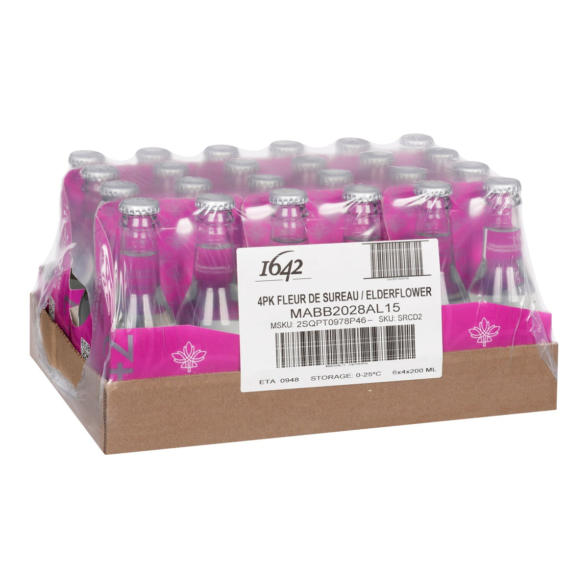 1642 Tonic Fleur de sureau — caisse 6 x 4 x 200 ml