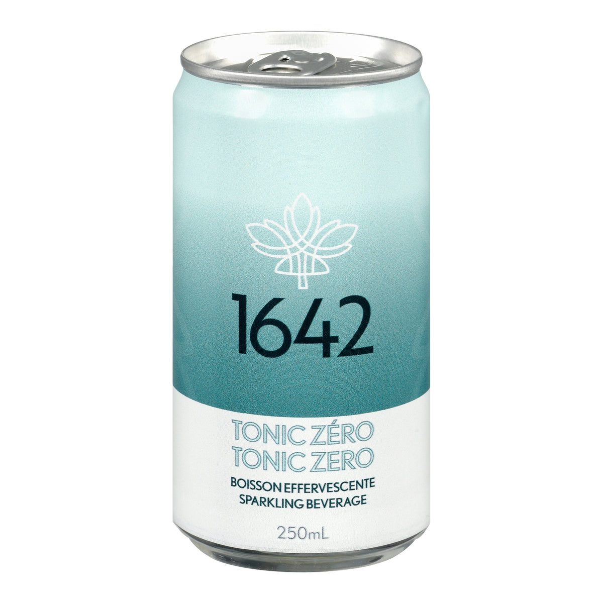 1642 Tonic Zéro — canette 250 ml, face avant