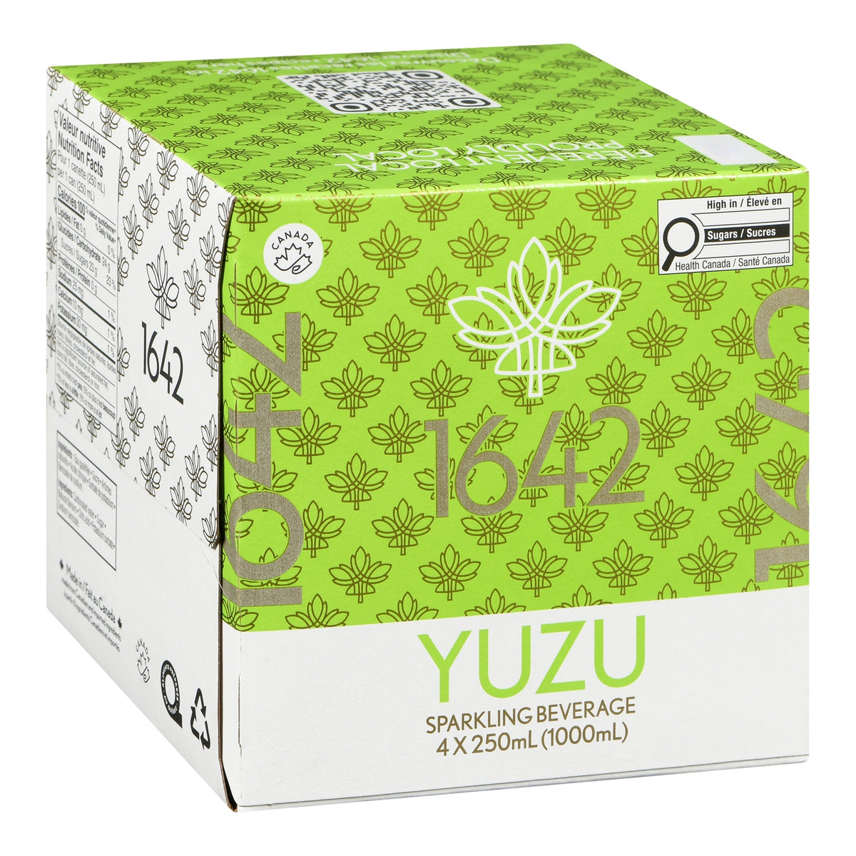 1642 Yuzu — 4 x 250 ml pack, English label