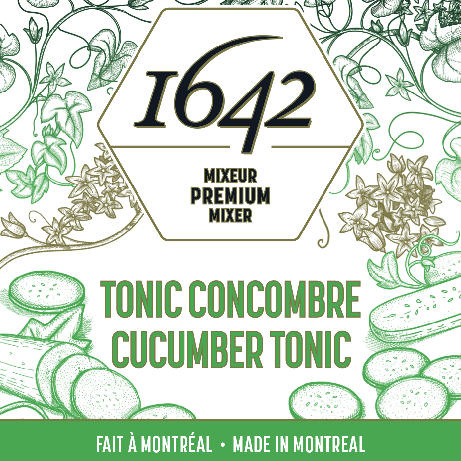 Tonic Concombre - 1642 Tonics et Mixeurs