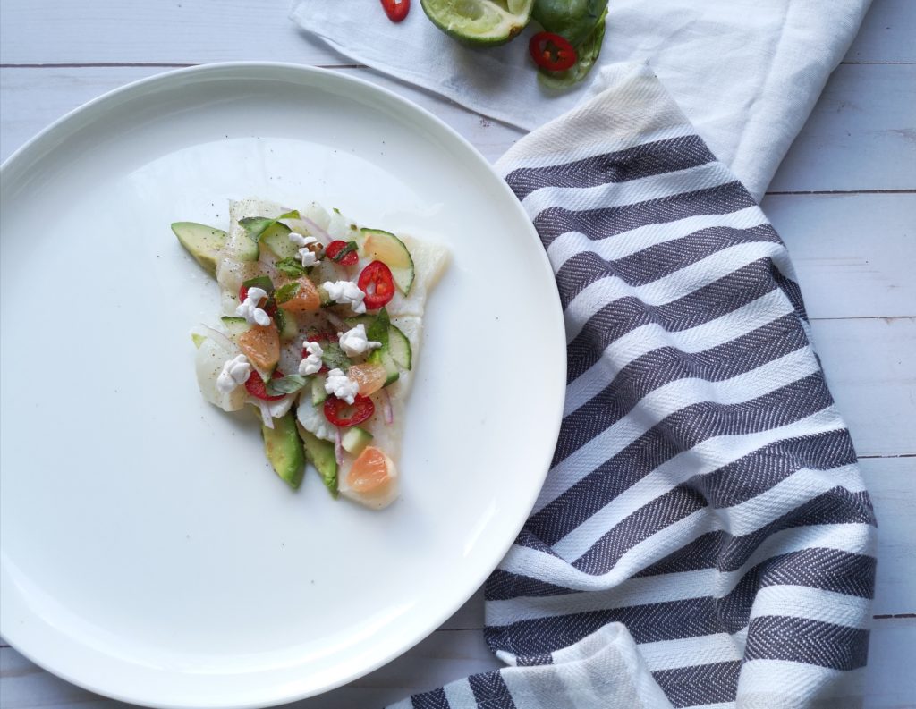 Ceviche de poisson au 1642 Yuzu