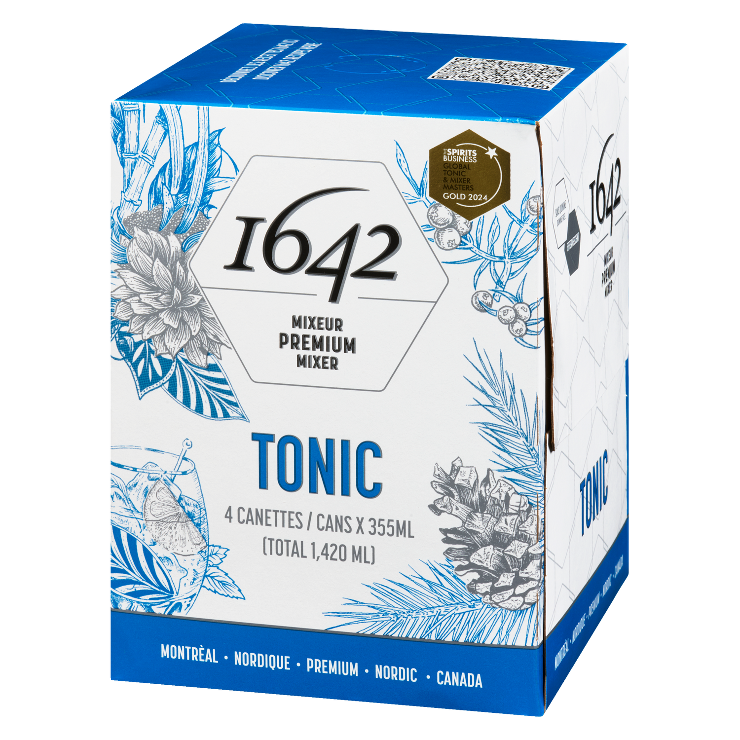 Mini Pack Canettes 1642 - Tonic &amp; Bière de gingembre