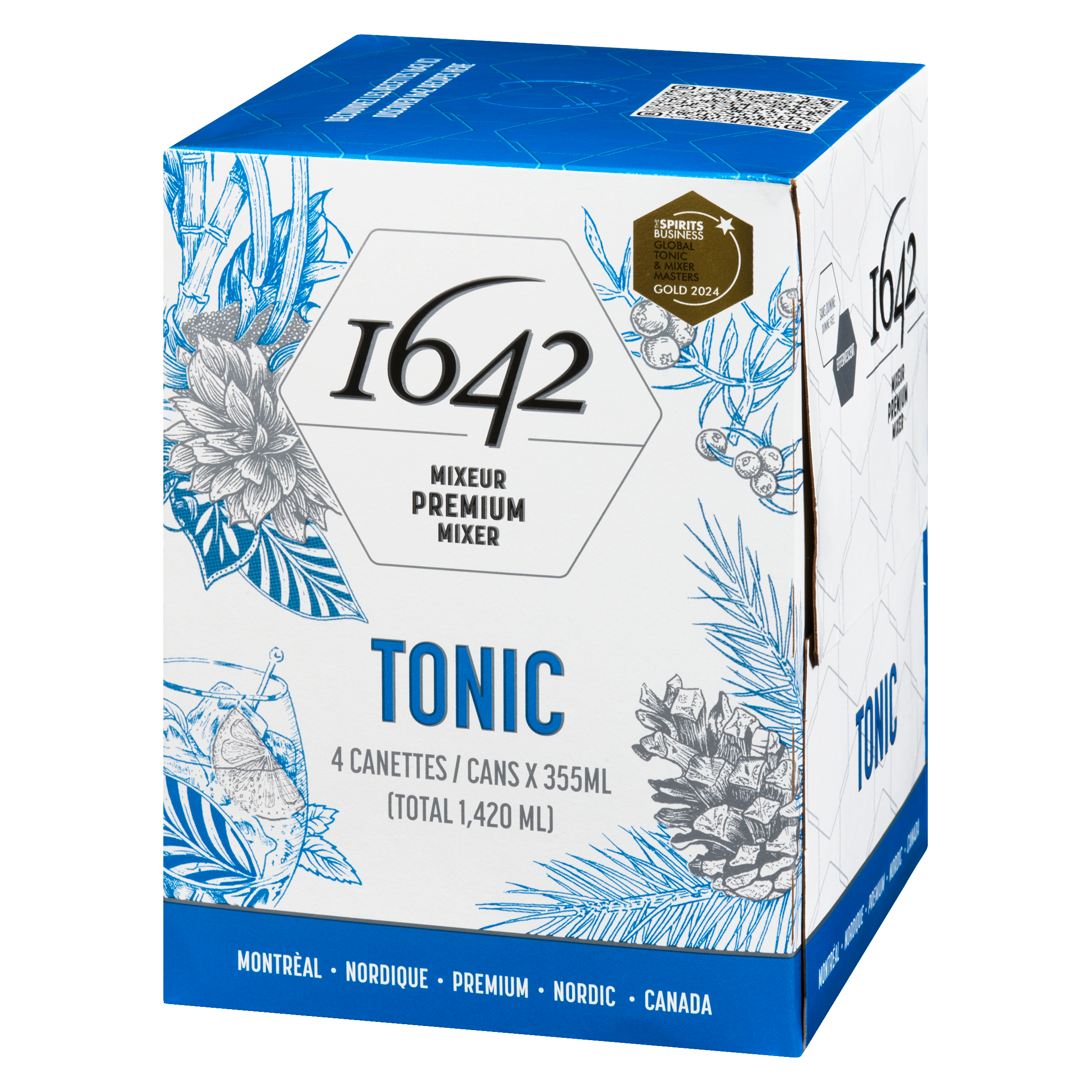 Mini Pack Canettes 1642 - Tonic &amp; Bière de gingembre