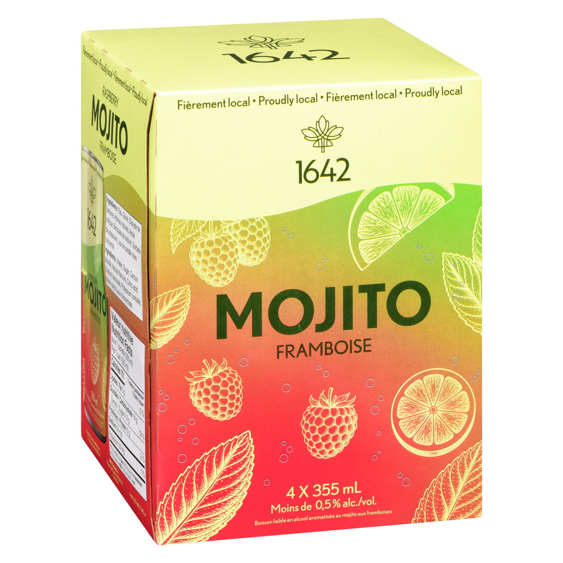 Mojito à la framboise sans alcool