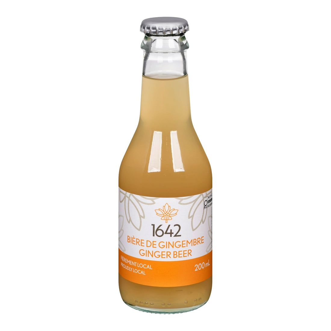 1642 Bière de Gingembre — bouteille 200 ml, face avant