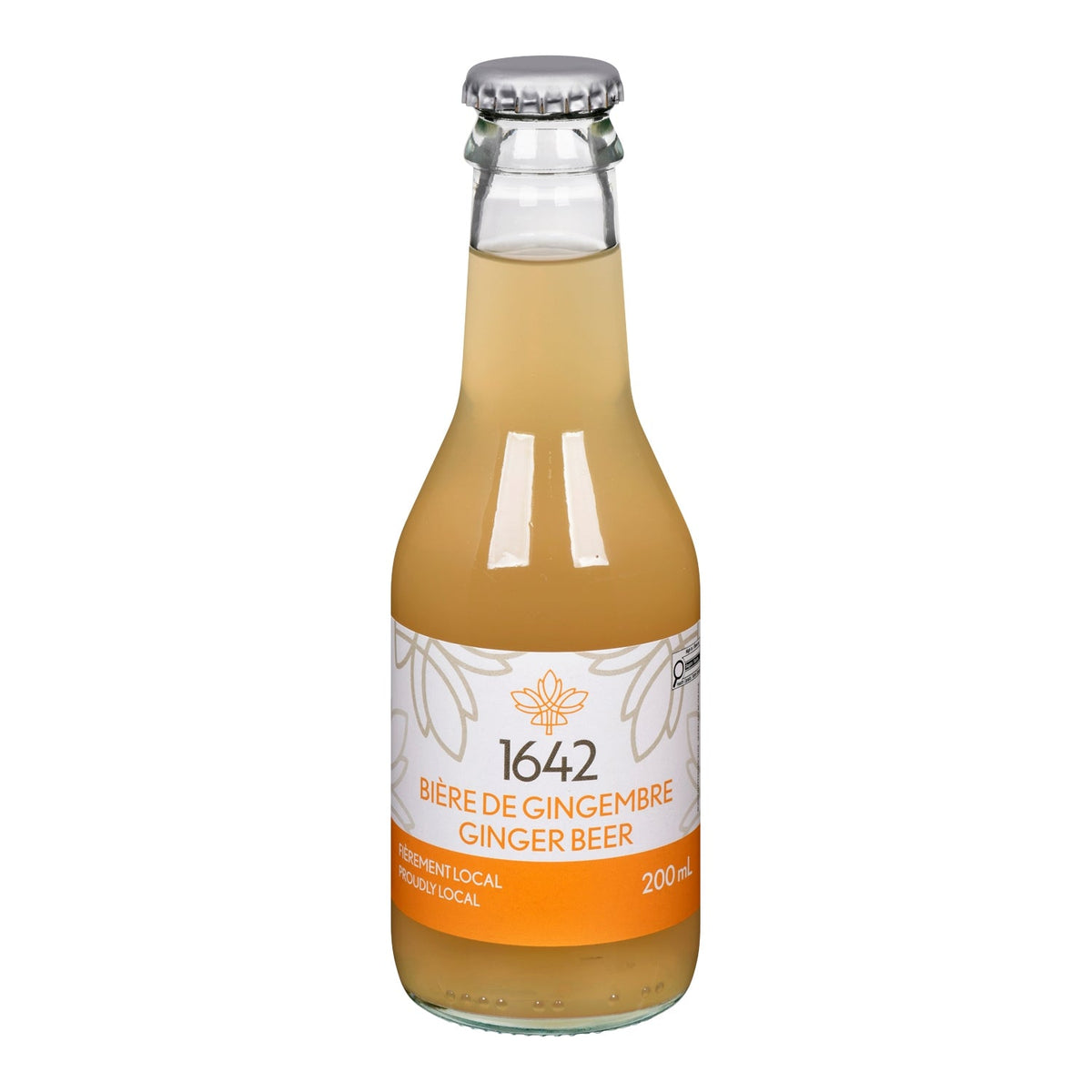 1642 Bière de Gingembre — bouteille 200 ml, face avant