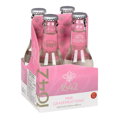 1642 Tonic Pamplemousse Rose — 4 x 200 ml pack, English label