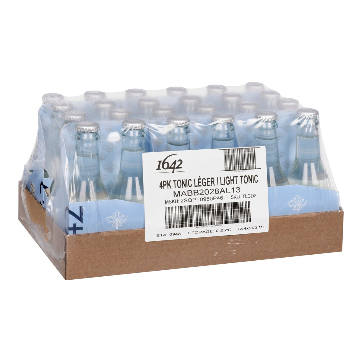 1642 Tonic léger — caisse 6 x 4 x 200 ml