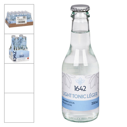 1642 Tonic léger — bouteille 200 ml, emballage 4 x 200 ml et caisse