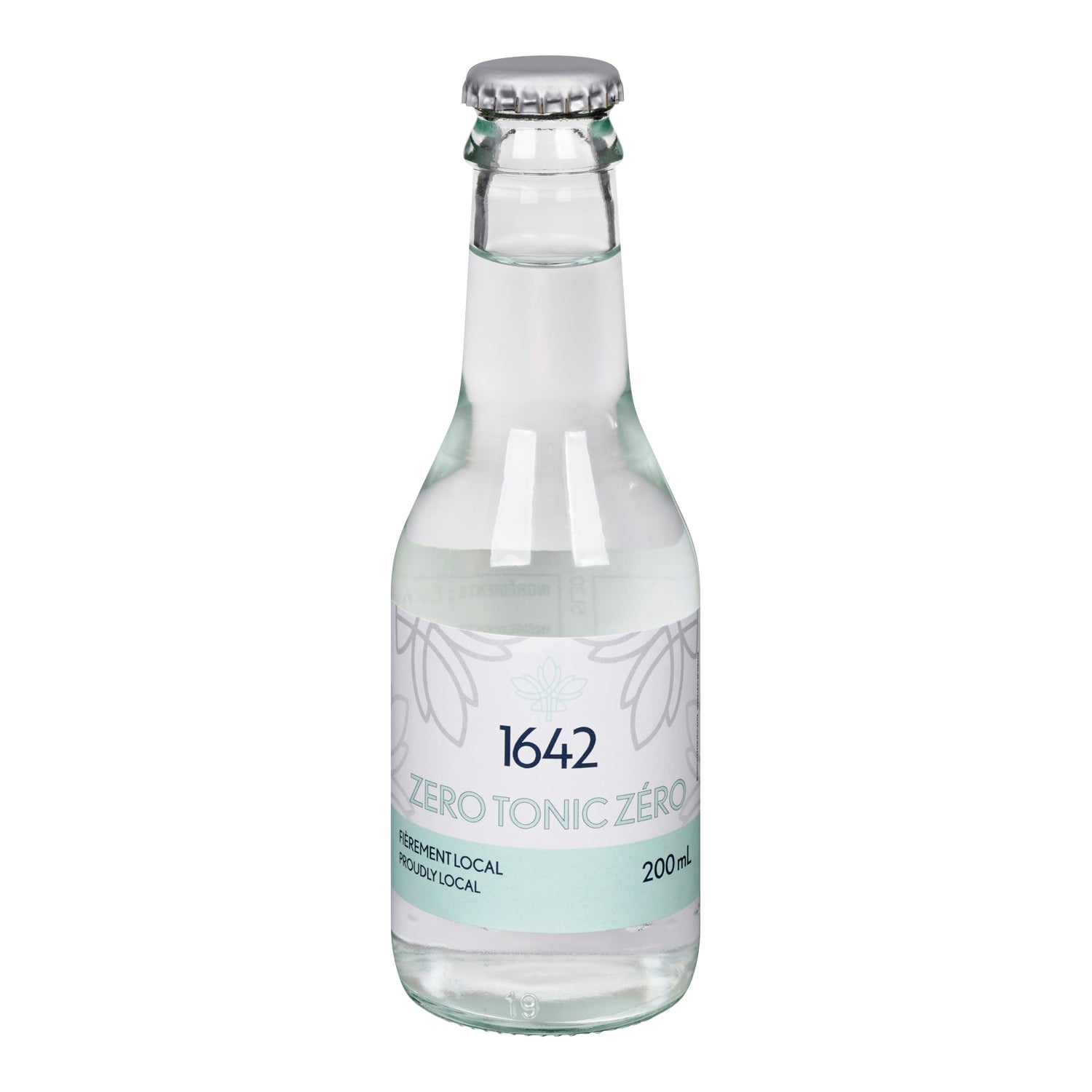 1642 Tonic Zéro — bouteille 200 ml, face avant