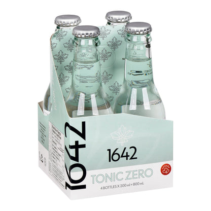 1642 Tonic Zéro — 4 x 200 ml pack, English label