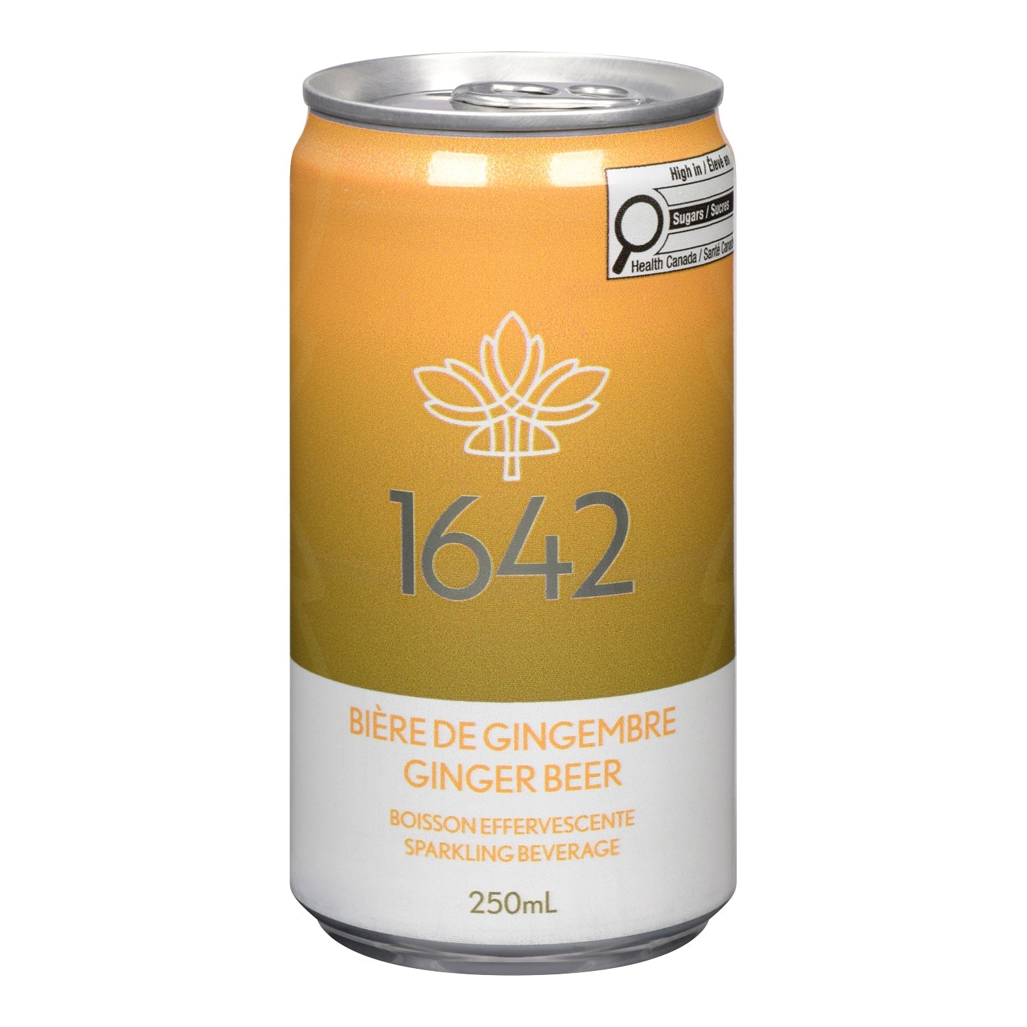 1642 Bière de Gingembre — canette 250 ml, face avant