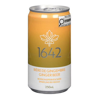 1642 Bière de Gingembre — canette 250 ml, face avant