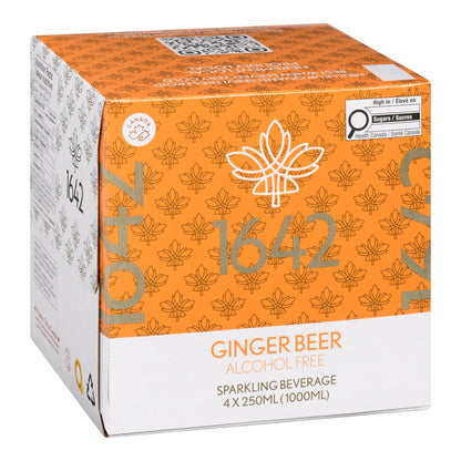 1642 Bière de Gingembre — 4 x 250 ml pack, English label