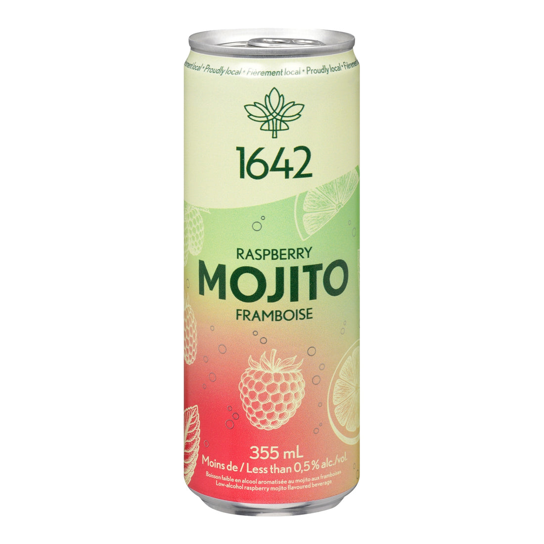 Mojito à la framboise sans alcool