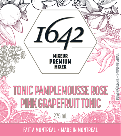 Tonic Pamplemousse Rose - 1642 Tonics et Mixeurs