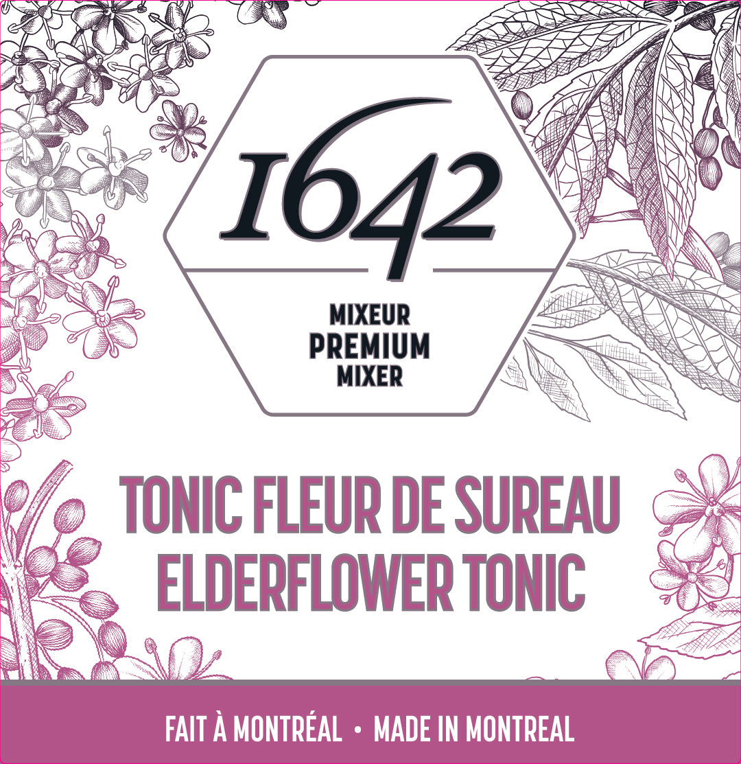 Tonic Fleur de sureau - 1642 Tonics et Mixeurs